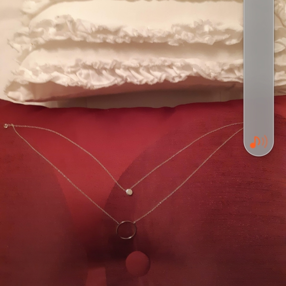 Sterling silver layered necklace
